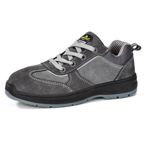 Zapatos de trabajo de seguridad antideslizantes con punta de acero para mujer L-7508W Gamuza