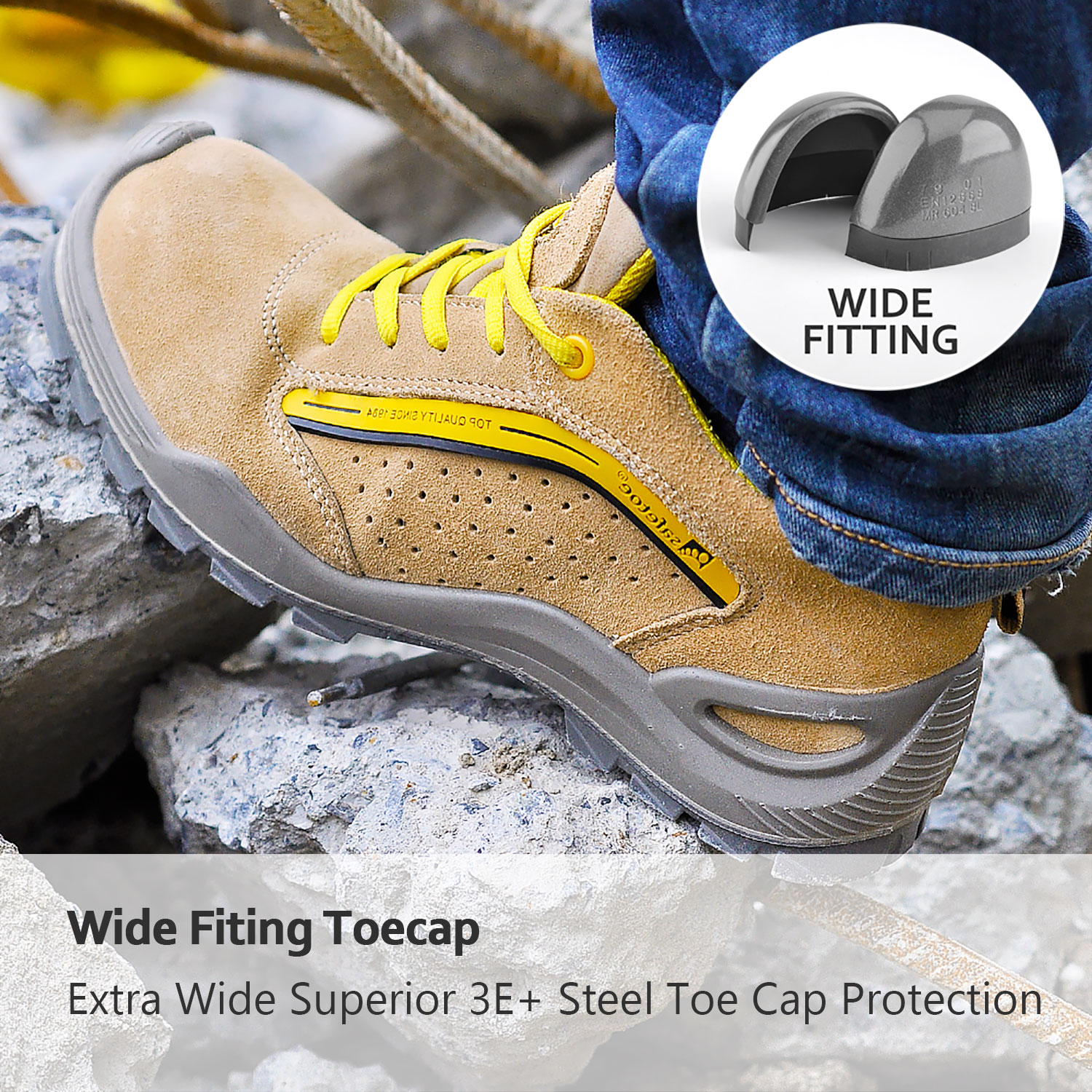 Zapatos clasificados EH, zapatos de seguridad dieléctricos aislantes anti eléctricos para hombres