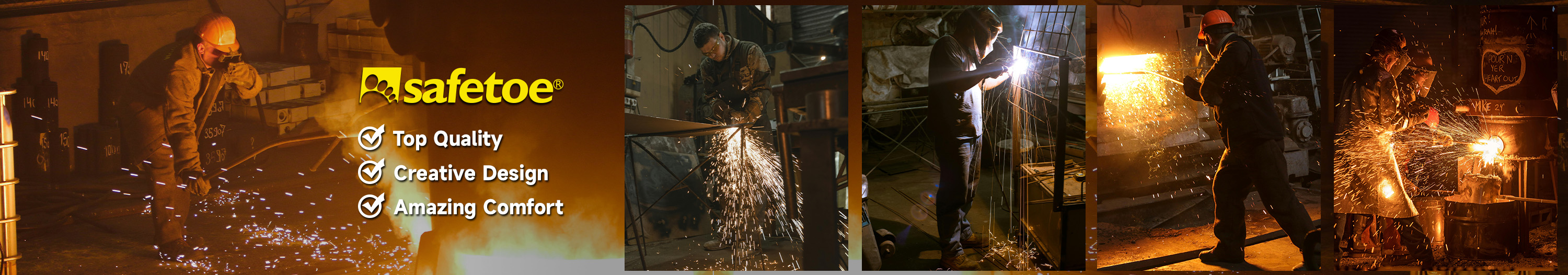 Welding & Foundry & Metal Work Boots Soldadura y fundición y botas de trabajo de metal