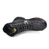 Botas de seguridad de invierno con punta de acero con tibia de cordero de cordero forrado H-9439