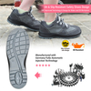 Zapatos de trabajo de seguridad antideslizantes con punta de acero para mujer L-7508W Gamuza
