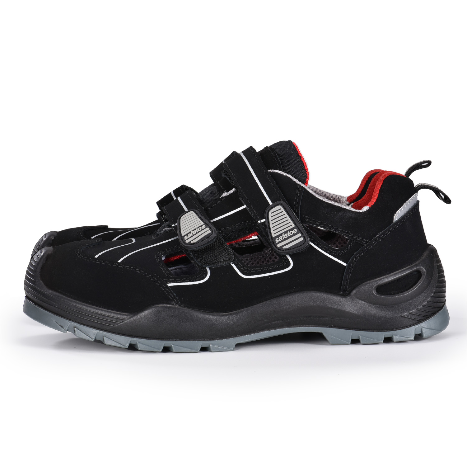 Zapatos de zuecos de seguridad con punta compuesta sin metal transpirables de verano L-7518