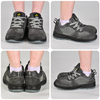 Zapatos de trabajo de seguridad antideslizantes con punta de acero para mujer L-7508W Gamuza