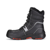 Botas de seguridad de invierno con punta de acero con tibia de cordero de cordero forrado H-9439