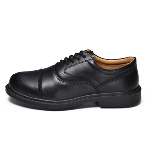 S3 Zapatos de Seguridad de Cuero para Ejecutivo y Gerente con Puntera de Acero L-7527