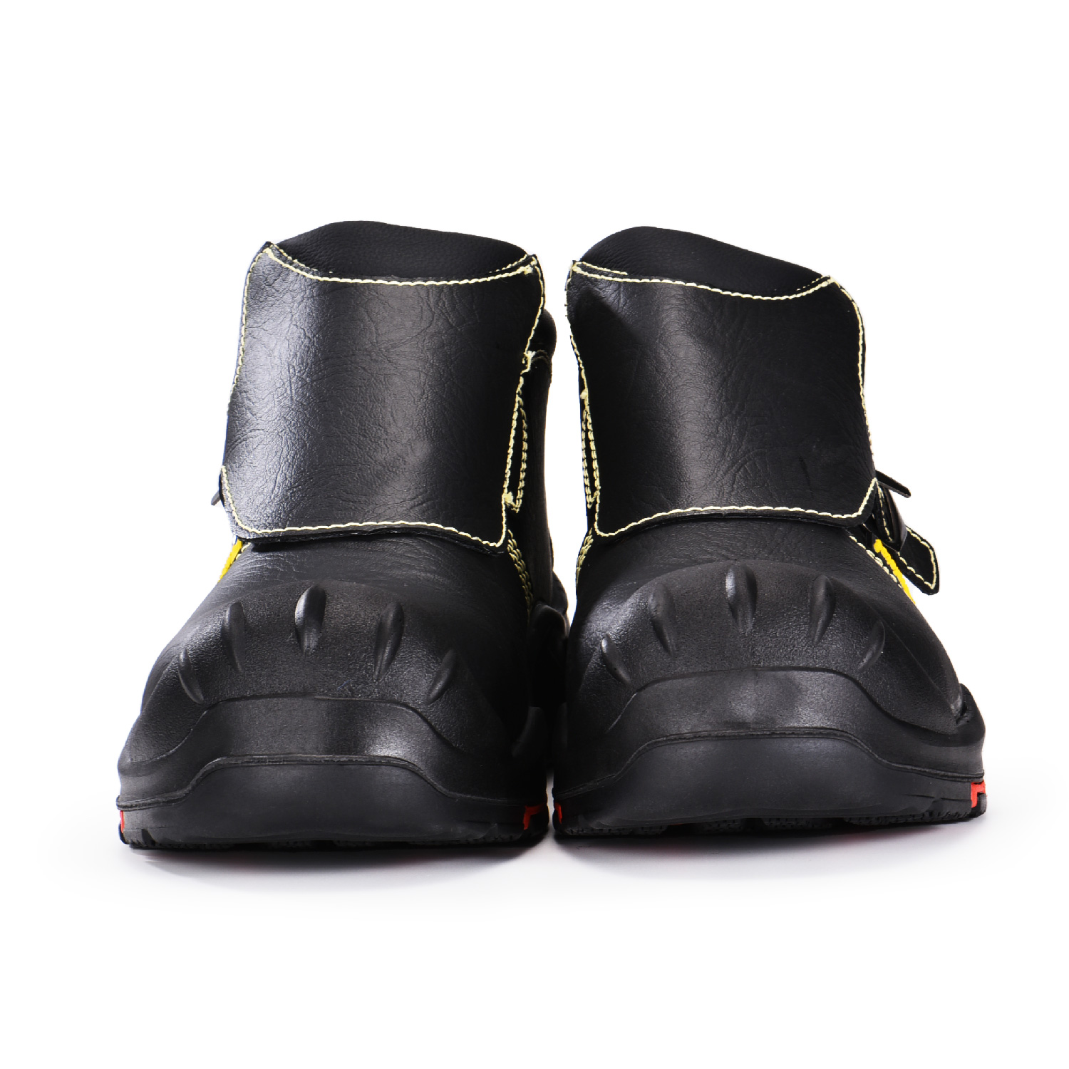 Botas de soldadura de seguridad duraderas, negras, con punta compuesta y tapa superior con placa de Kevlar M-8387 Nuevo