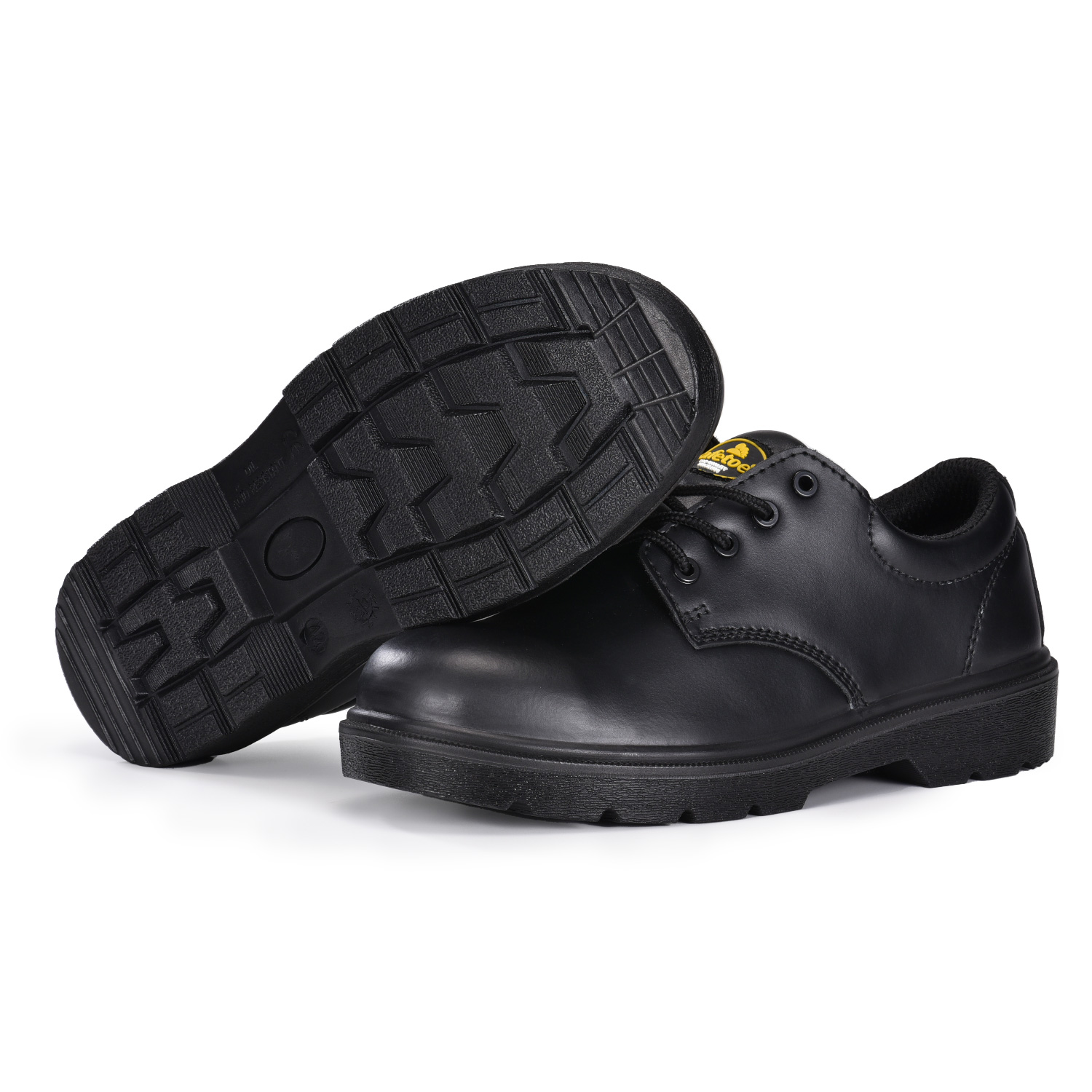 Zapatos de seguridad S3 para ingenieros y gerentes con puntera compuesta y placa de entresuela de Kevlar L-7144