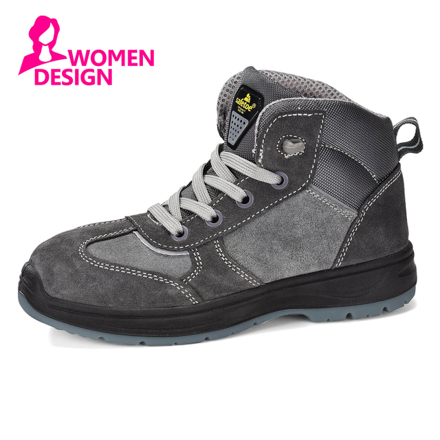 Puntera de acero para mujer Las mejores botas de trabajo de seguridad para damas | M-8516WS