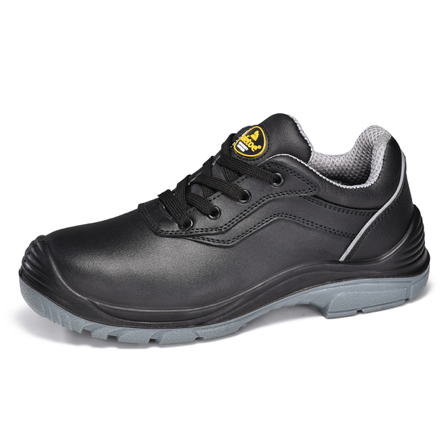 Zapato de Seguridad Industrial S3 de Piel con Puntera de Compuesto L-7522