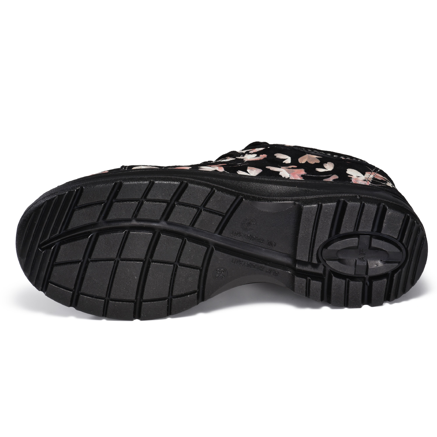 Zapatos de trabajo con punta de acero impermeables Garden Design para mujer L-7526 Rosa