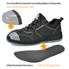 HOMEN Los zapatos y zapatillas de seguridad para el trabajo de acero no slip para señora L-7508W