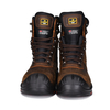 Botas de trabajo Rigger de seguridad industrial para cámara fría con resistencia al agua S7 H-9552 Marrón