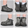 Puntera de acero para mujer Las mejores botas de trabajo de seguridad para damas M-8516W Gamuza
