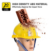 Casco de seguridad de estilo americano W-036 Amarillo