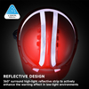 Casco de seguridad rojo para la construcción W-036