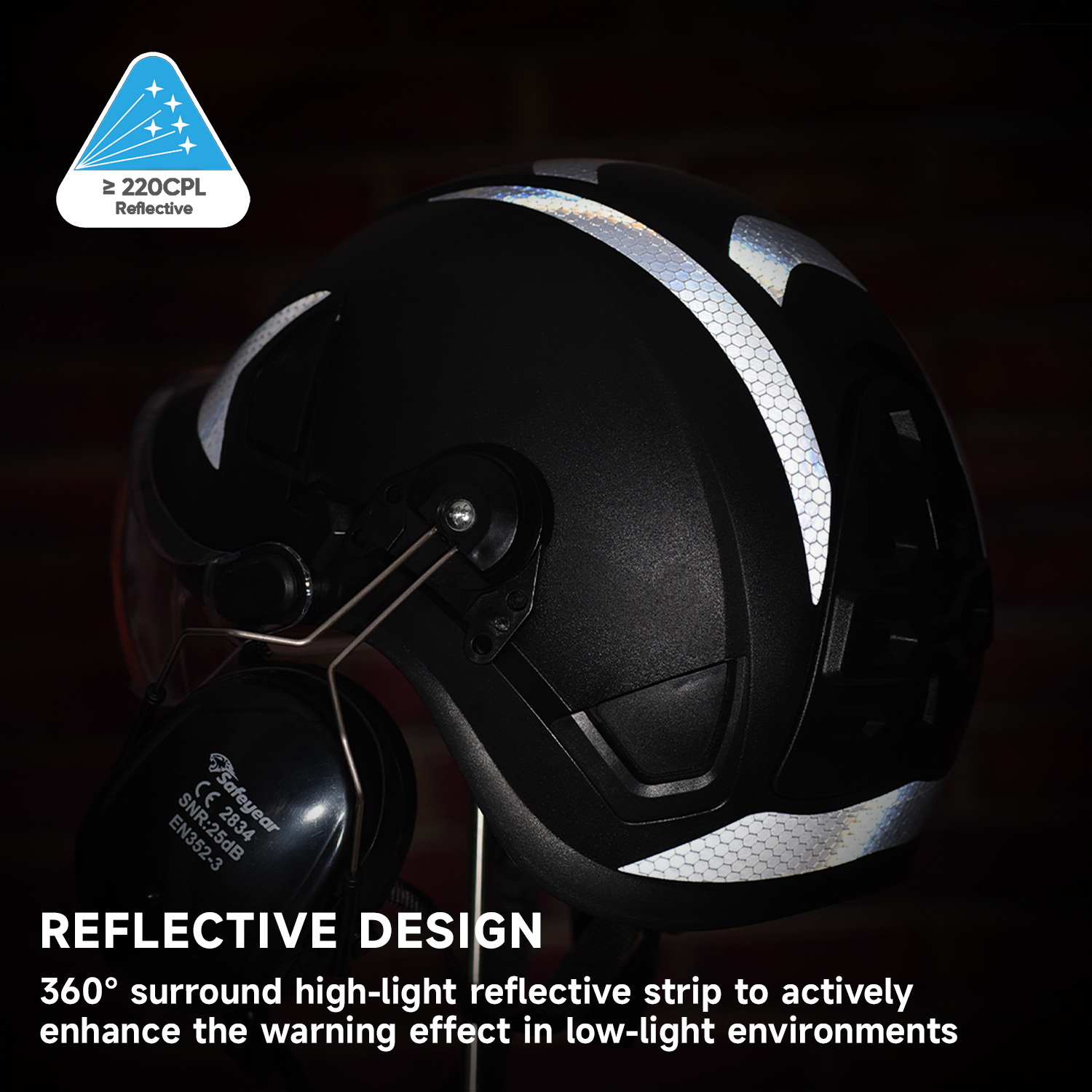 Mineros Hombres Hard Sweat Band ABS Safety Helmets M-5018