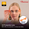 Gafas de seguridad de protección para los ojos SG001 Naranja