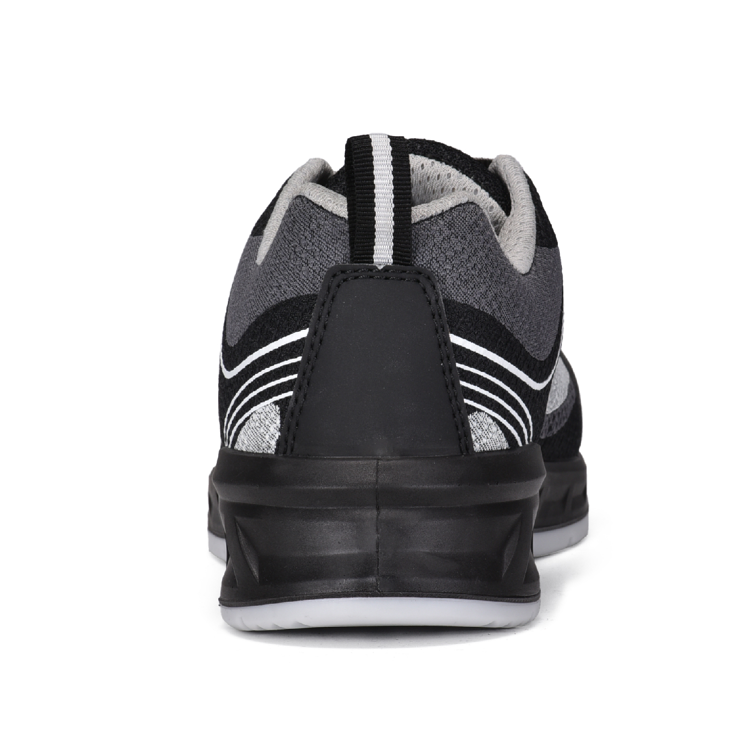 Zapatos de seguridad de tejido 3D ligeros y transpirables L-7501 Gris