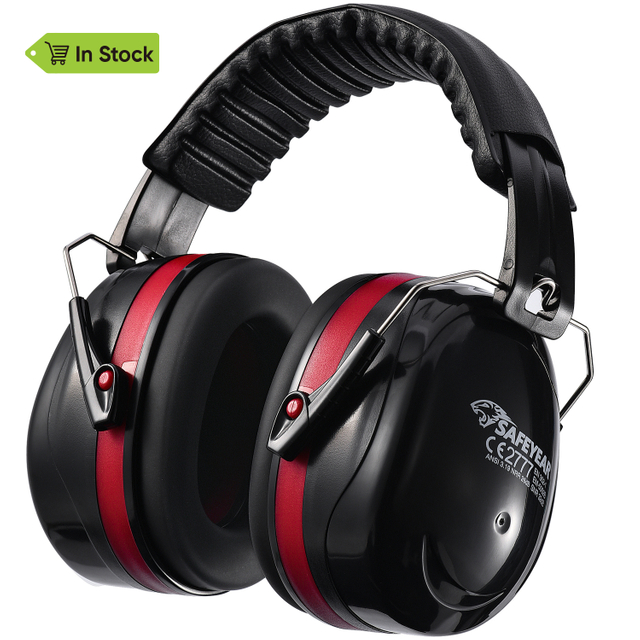 Listo Stock ABS Protective Ear Muffs EM-5002 Rojo