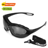 Gafas de sol de seguridad de lente negra SG002 Negro