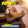 Slip On Aislamiento Eléctrico Botas de seguridad de trabajo con punta de acero de goma de acero