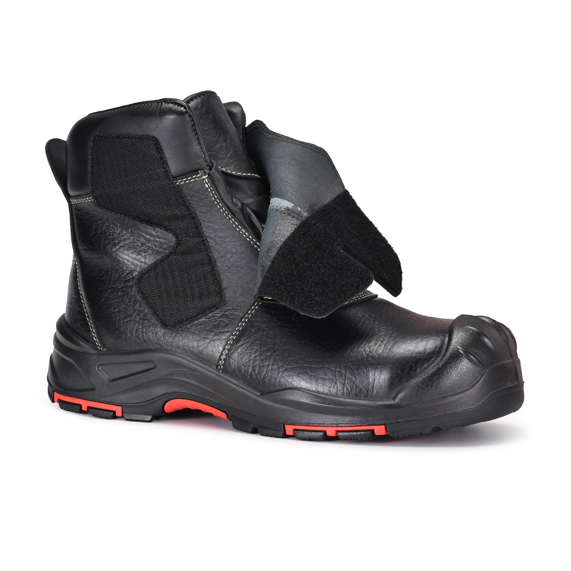 Botas de seguridad de soldadura Trabajo de seguridad Botas de soldadura para trabajadores soldadores M-8387WD