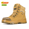 Botas de trabajo de seguridad con certificación AS, punta compuesta, membrana impermeable M-8577 Beige