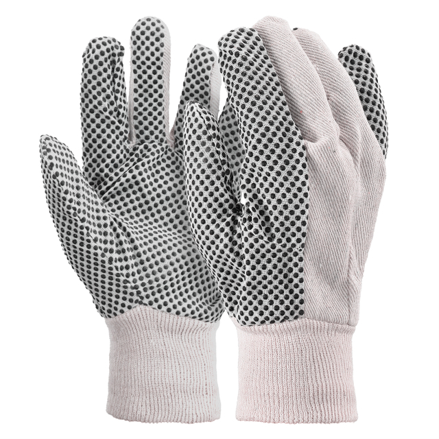 Guantes de trabajo protectores con puntos de PVC FL-5519A