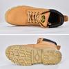 Botas de trabajo de punta de acero de cuero nubuck de vaca M-8173