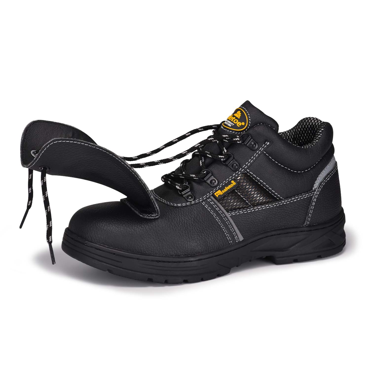 Zapatos de seguridad industrial de soldadura de cuero M-8215RB MP