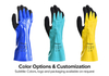 Guantes de trabajo resistentes a productos químicos y aceites NSL1868