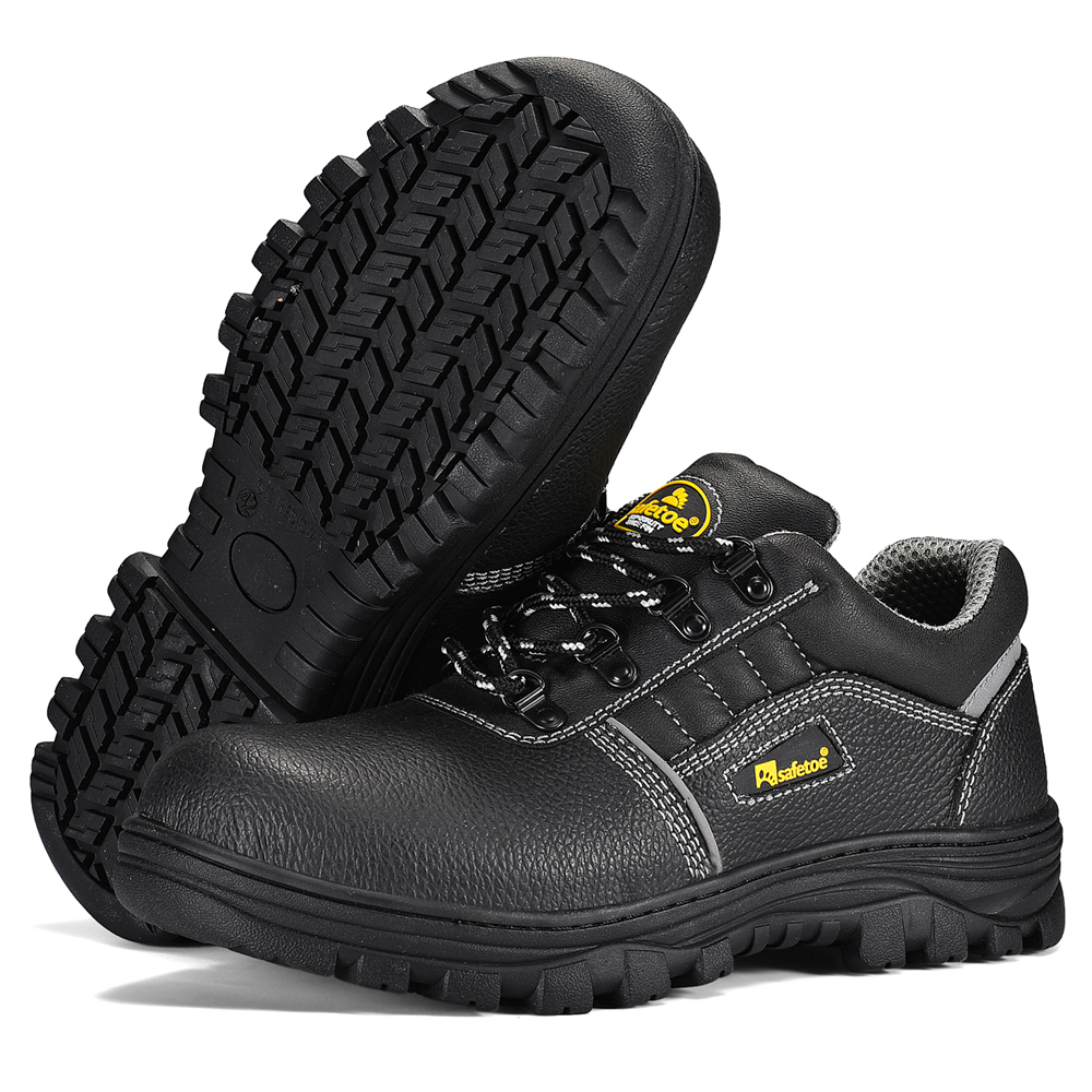 Zapatos de seguridad de caucho para minería L-7163 Caucho