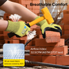 Guantes de trabajo de seguridad resistentes a cortes PD8045 Amarillo
