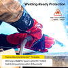 Guantes de soldadura de cuero para MIG/TIG | Protección contra el calor (EN 407) FL-1023