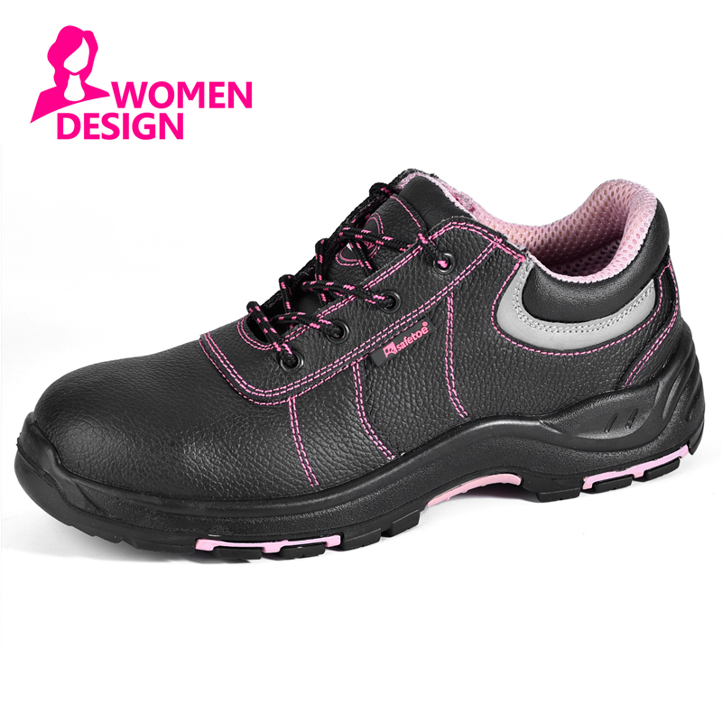 Safetstep Zapatos para mujer Zapatos de trabajo antideslizantes Zapatos activos con punta de acero para mujer