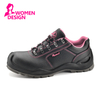 Zapatillas de deporte formales antideslizantes para mujer, zapatos de trabajo con puntera de acero