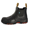 Botas de trabajo de seguridad del triángulo verde canadiense aprobado por CSA M-8025NBK