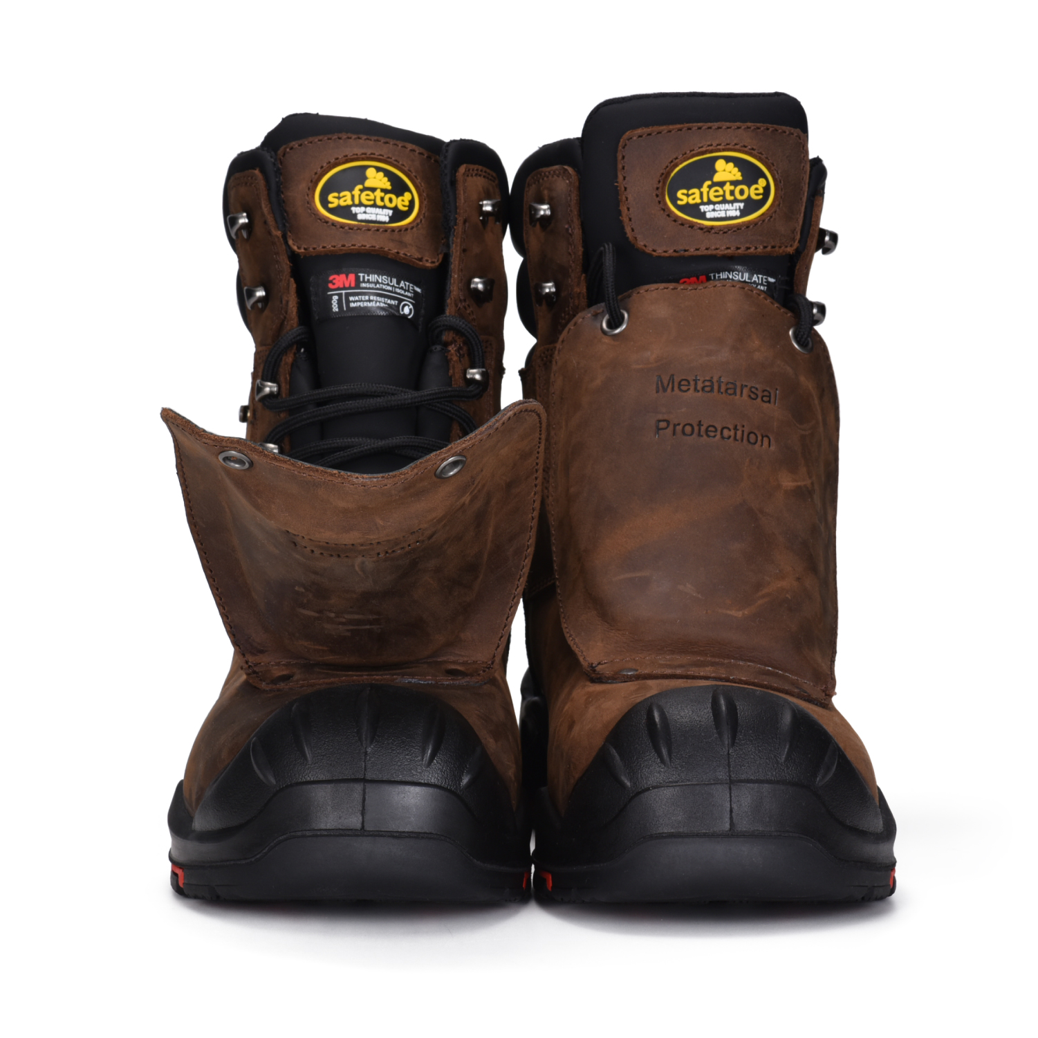 Botas de trabajo resistentes al aceite soldadura botas de trabajo de alta calidad H-9552 metatarsianos 
