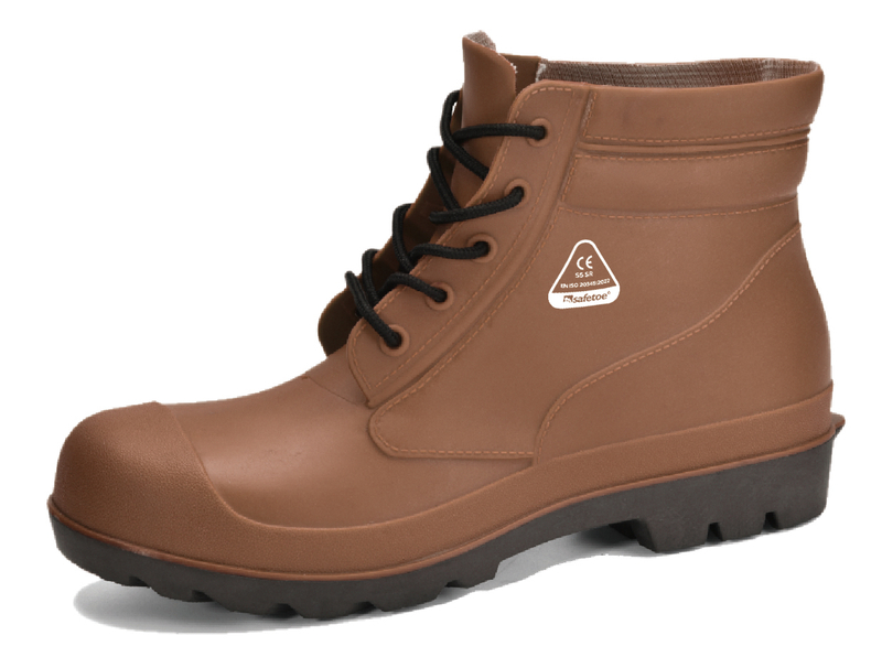 Botas de lluvia baja para hombres W-6050 marrón
