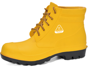 Botas de lluvia de punta de acero W-6050 amarillo