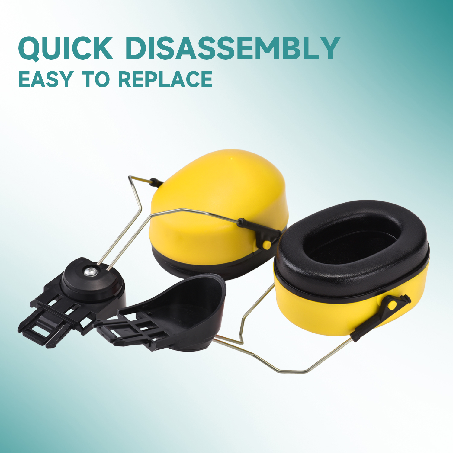 Muffs de oído de alta calidad E-2008 Amarillo