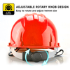 Casco de seguridad minero W-001 Rojo
