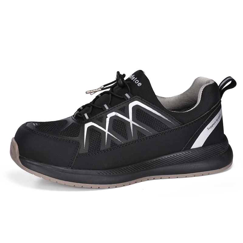 Zapatos de Trabajo Slip On para Almacén y Logística L-7539 Gris