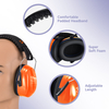 ABS Protección auditiva Muffs Protectores Protecting Muffs Ready Stock FM-1B Naranja