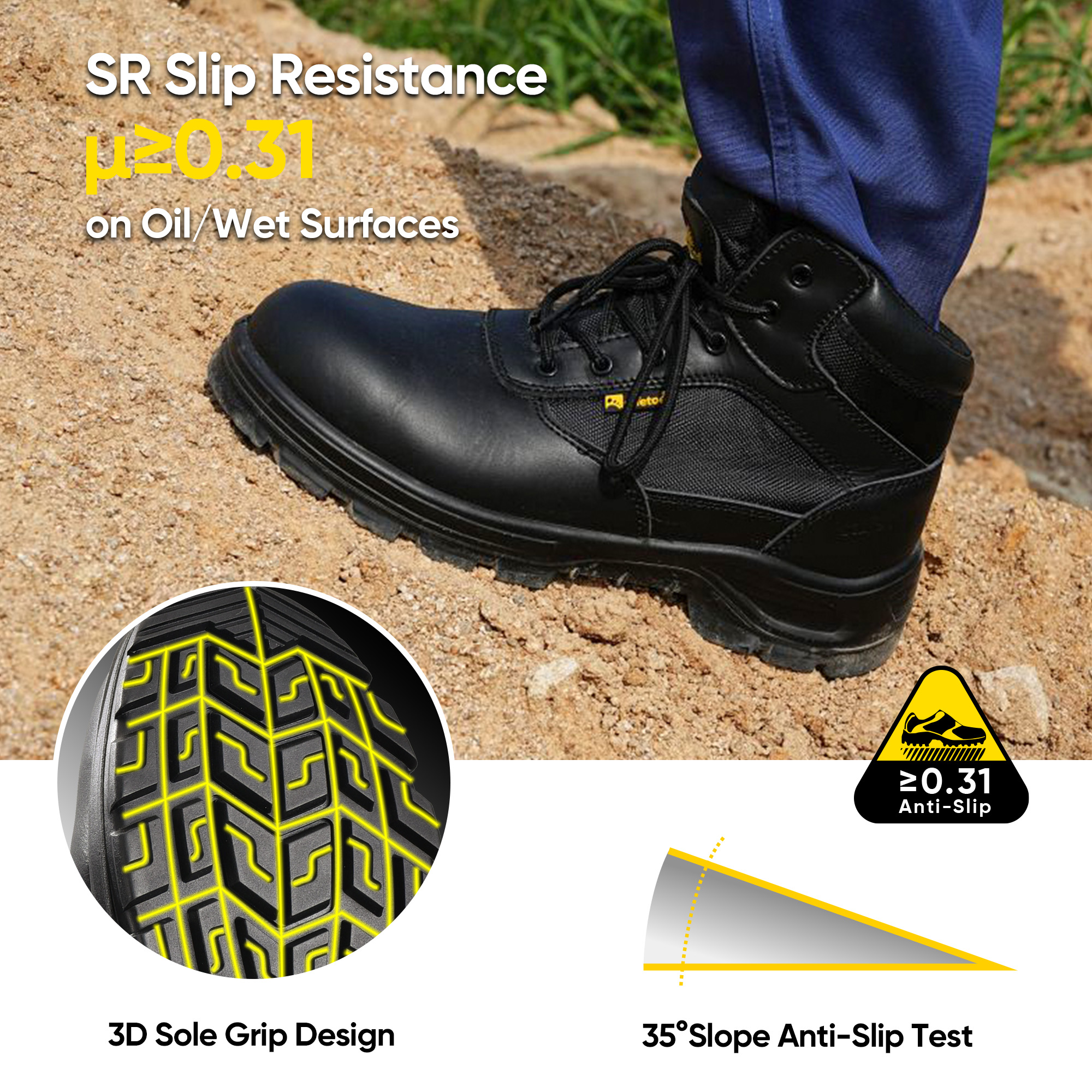 Botas de trabajo de diseño táctico M-8515