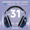 ABS Protección auditiva Muffs de orejas Protective Muffs Ready Stock FM-1B Azul