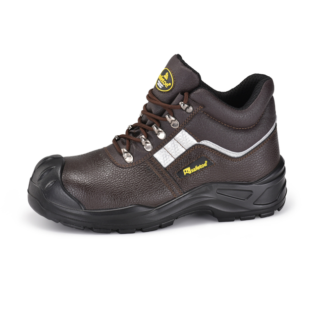 Botas de trabajo del sitio Botas de seguridad de construcción M-8027 Brown
