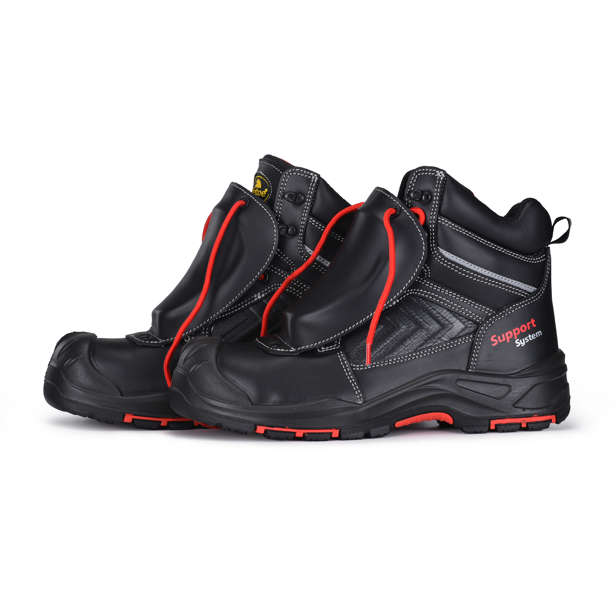 Botas de trabajo pesadas Toe impermeable compuesto metatarsal M-8586MP
