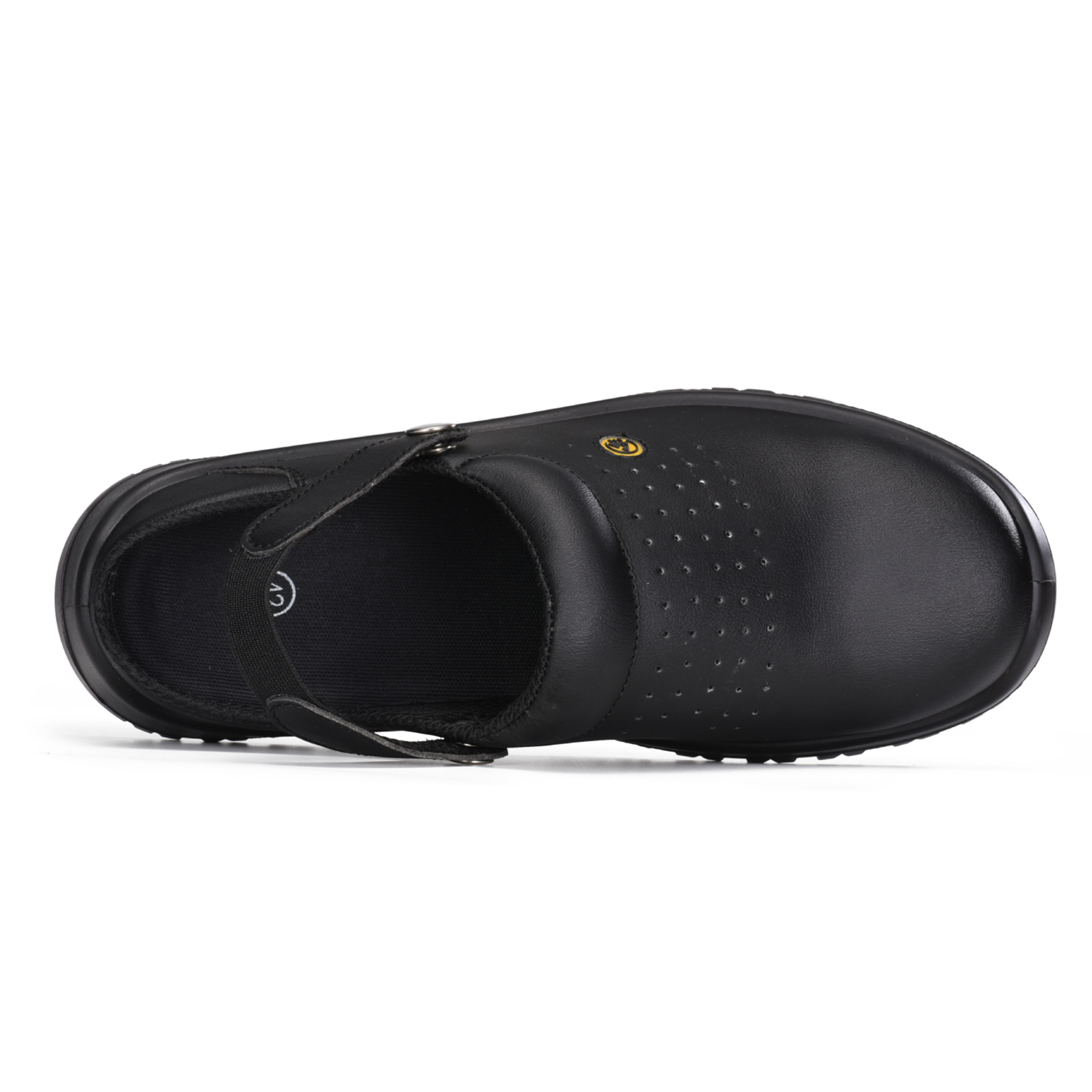 Zapatos de seguridad para el trabajo en la cocina con punta de acero para chef en la industria alimentaria CleanShield SB