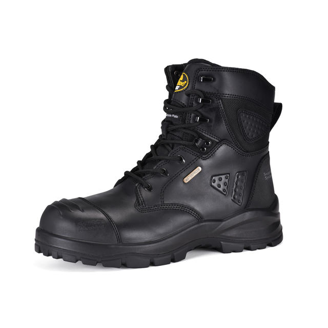 Botas mineras Botas compuestas de la membrana impermeable del dedo del agua M-8580 Negro